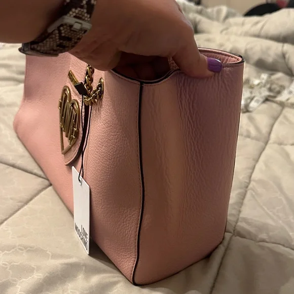 Love Moschino Dusty Rose Shoulder Bag - Picture 14 of 15